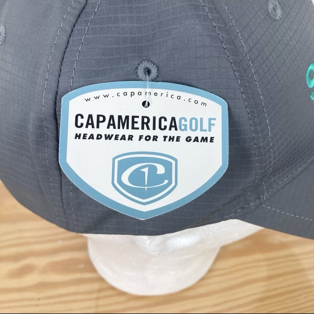 NWT Capamericagolf Charcoal Sokkia Adjustable Golf Cap Hat - Picture 5 of 8